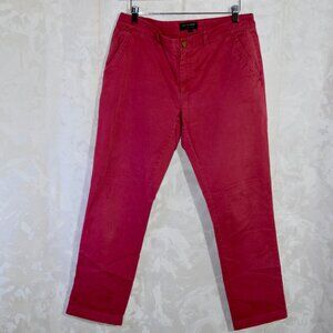 Banana Republic Vibrant Red Sloan Fit Ankle Pants Size 8